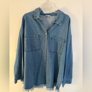 Eesome Blue Denim Shirt